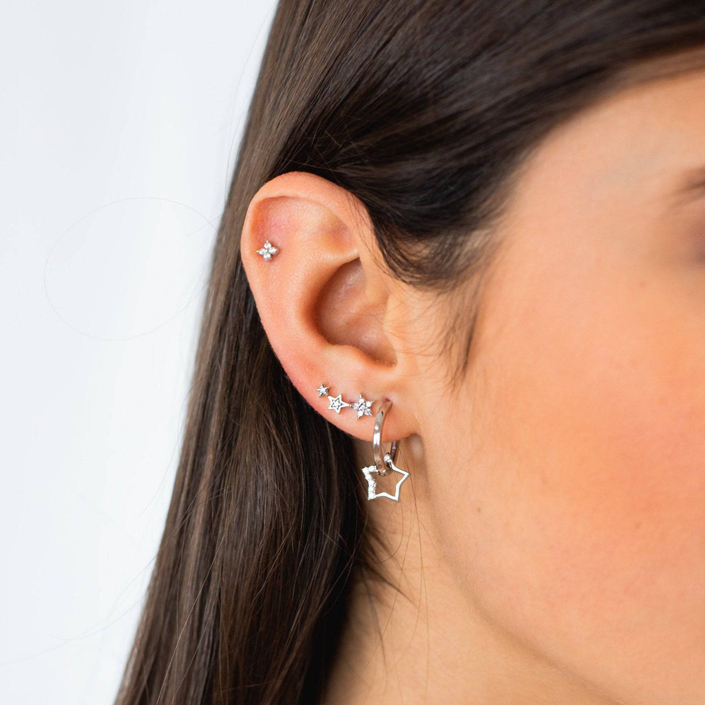 Star Charm Earrings - Noëmi Collection