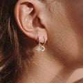 Enchanting Moon and Star Earrings - Lunara Collection