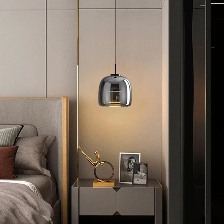 MidnightShine Lamp - Modern Black Glass Design Pendant Light