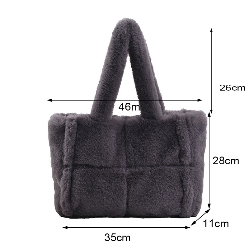Pipa Plush Bag - Winter Comfortable Women's Bag