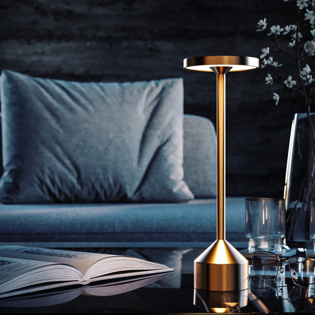 Stockholm Lighting: Elegant Cordless Table Lamp with Dimming Function