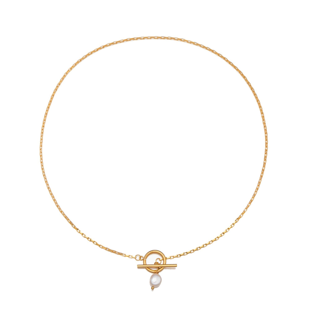 Elegant Pearl Necklace with Refined Clasp - Lucía