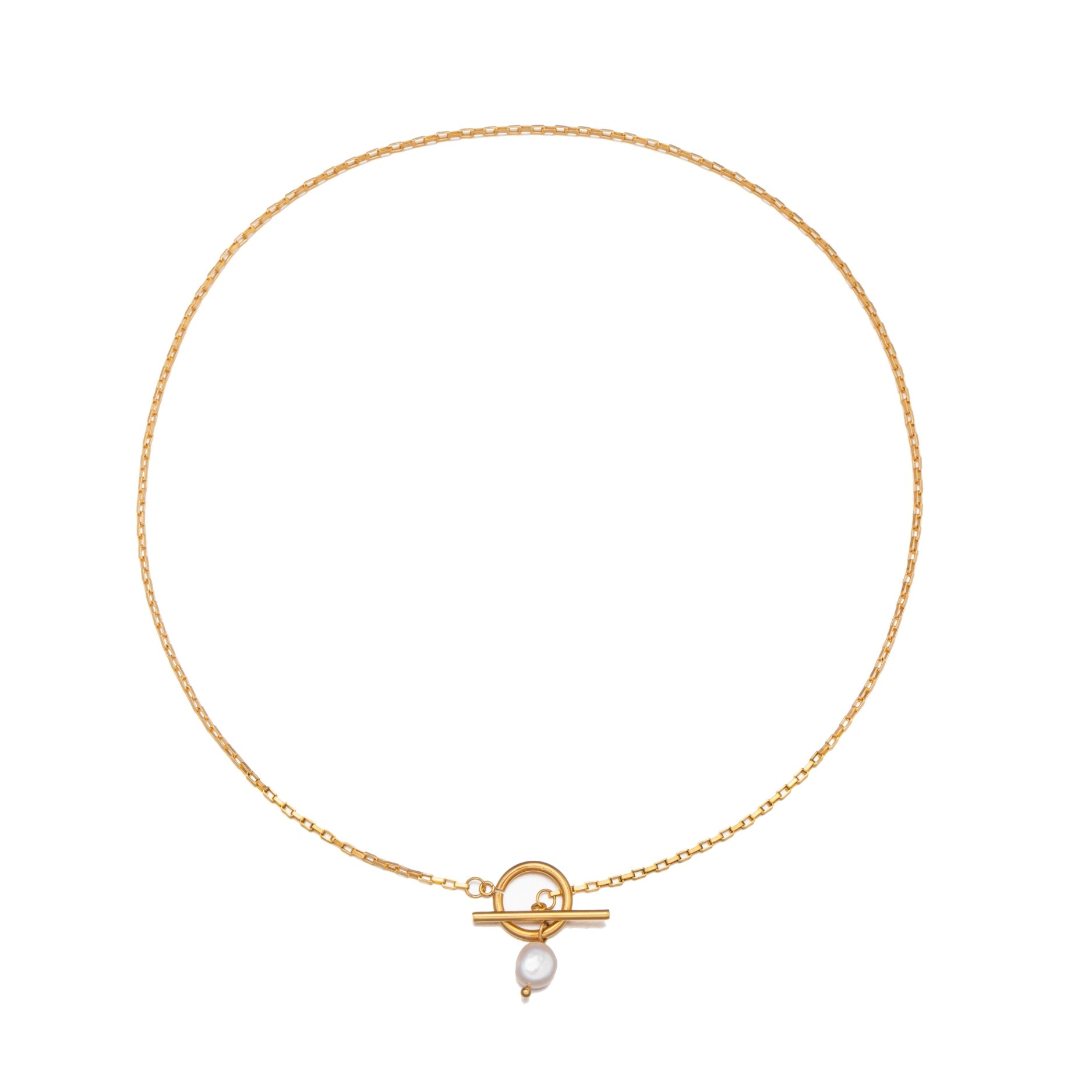 Elegant Pearl Necklace with Refined Clasp - Lucía