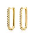 Inez Vertical Zirconia Earrings - Radiant Elegance for Your Style