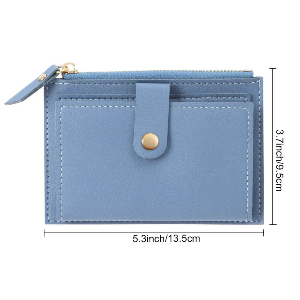 VelvetCoin - Compact Leather Wallet for Women
