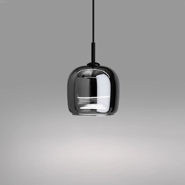 MidnightShine Lamp - Modern Black Glass Design Pendant Light