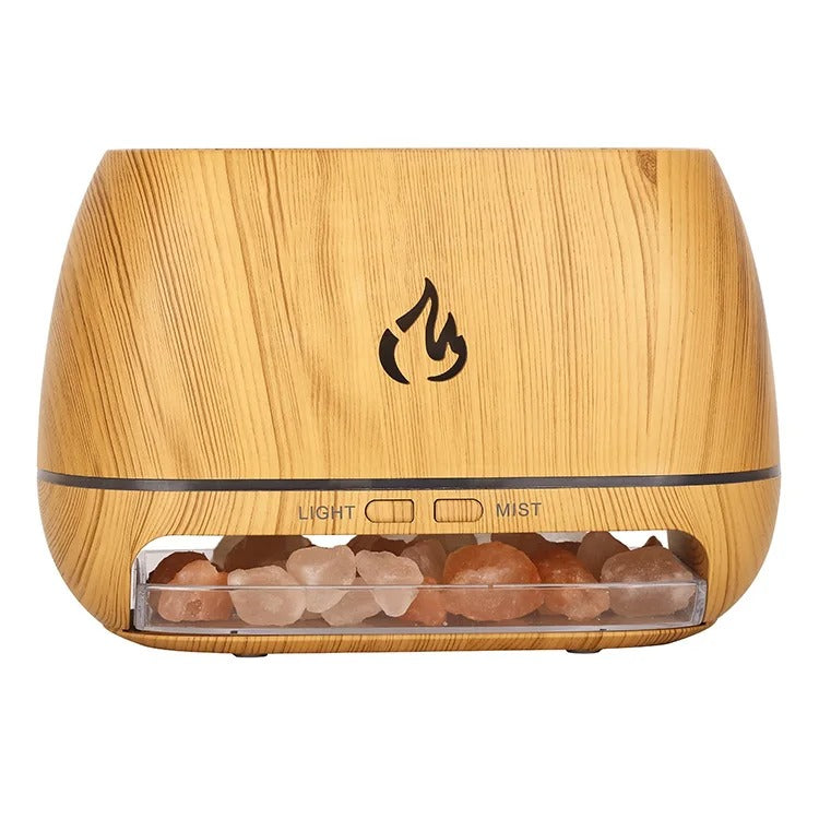 SaltSerenity - Salt Lamp Diffuser with Ambient Lighting