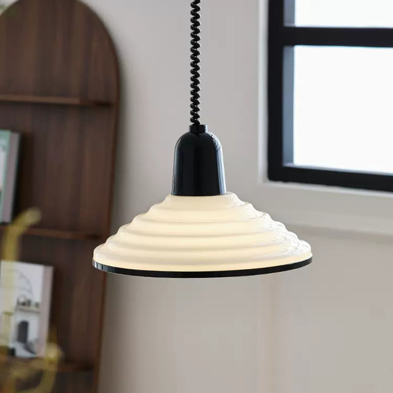 EclatCremeux Chandelier - Refined Cream-Colored Pendant Lamp