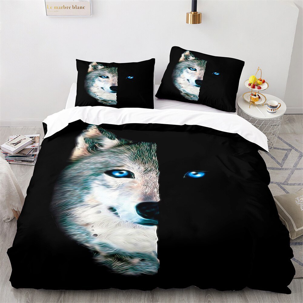 Soft Kids Duvet Cover Wolf – Strength and Safety in Sleep