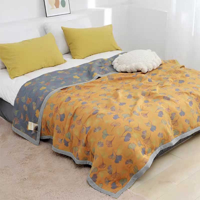Luxury Duvet with Elegant Leaf Motif – Premium Cotton