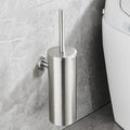 Stylish Wall-Mounted Toilet Brush Holder - Made of Stainless Steel