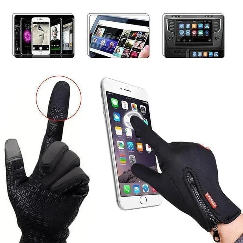 TouchéChaud – Warm Touchscreen Winter Gloves with Anti-Slip