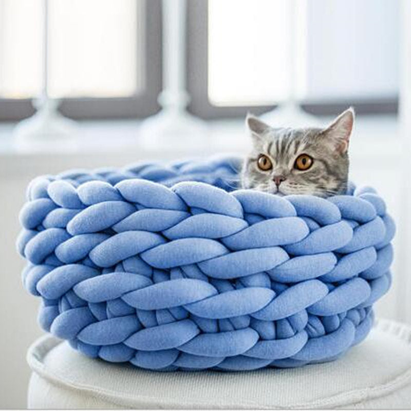 WoollyNest – Stylish Pet Basket