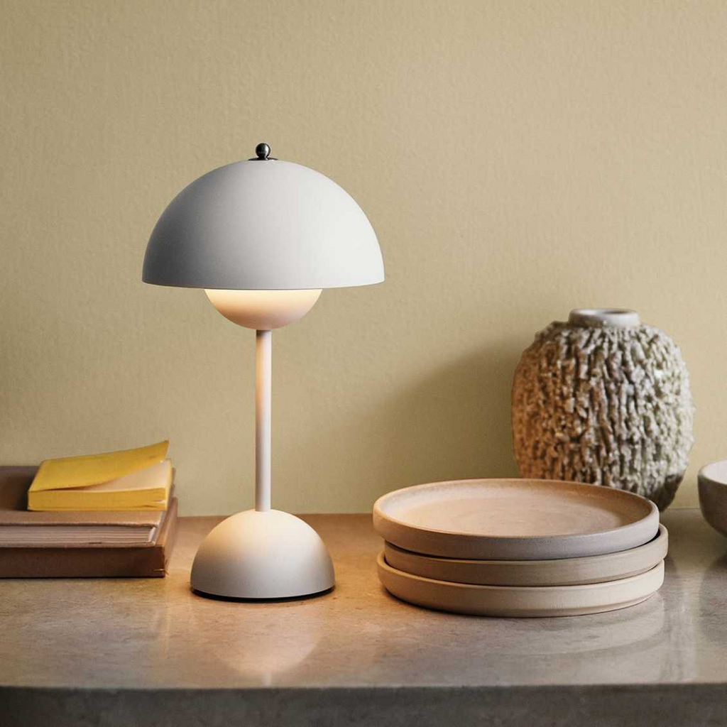 LunarGlow Table Lamp - Dimmable LED Lighting for Any Interior