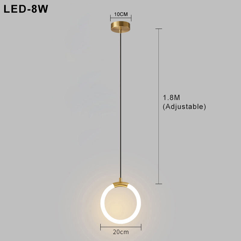 Nordic Elegance Ceiling Light - Scandinavian LED Pendant Lamp