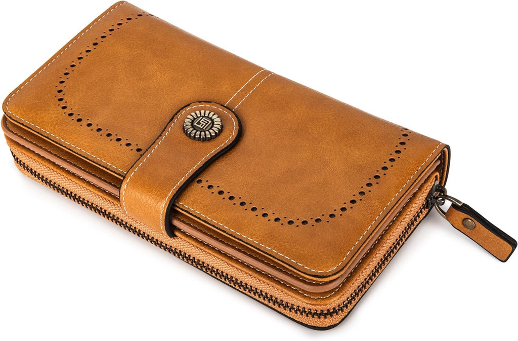 LeatherMax - Stylish Leather Wallet with Wrist Strap