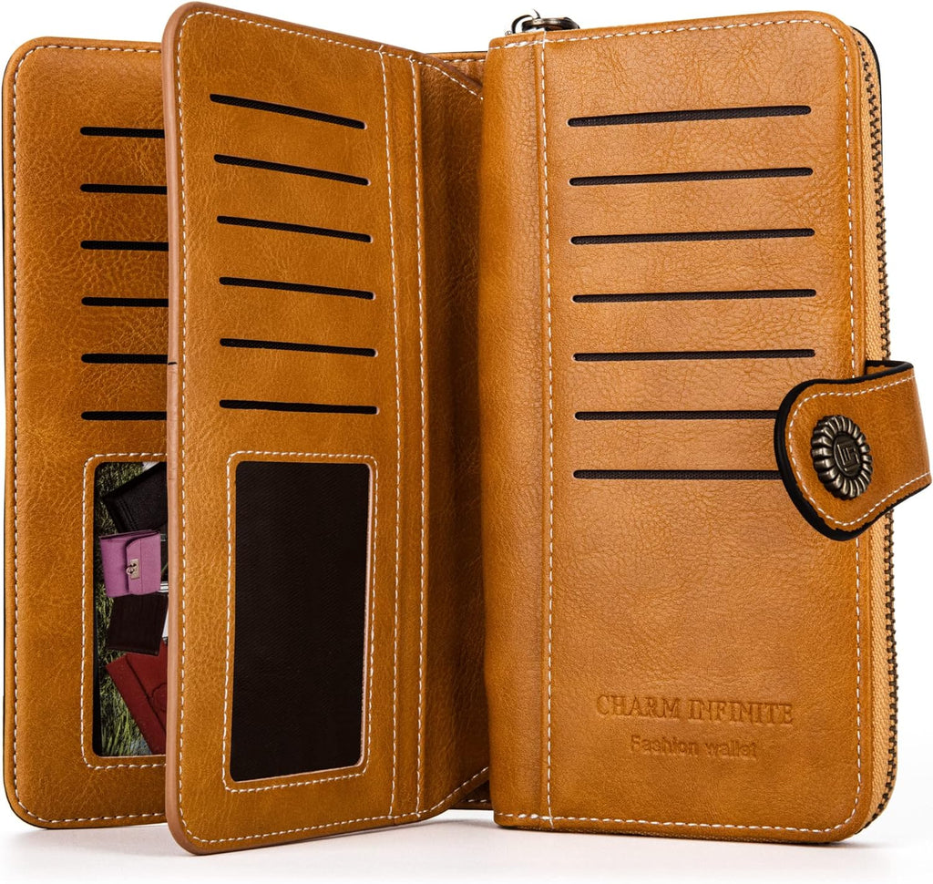 LeatherMax - Stylish Leather Wallet with Wrist Strap