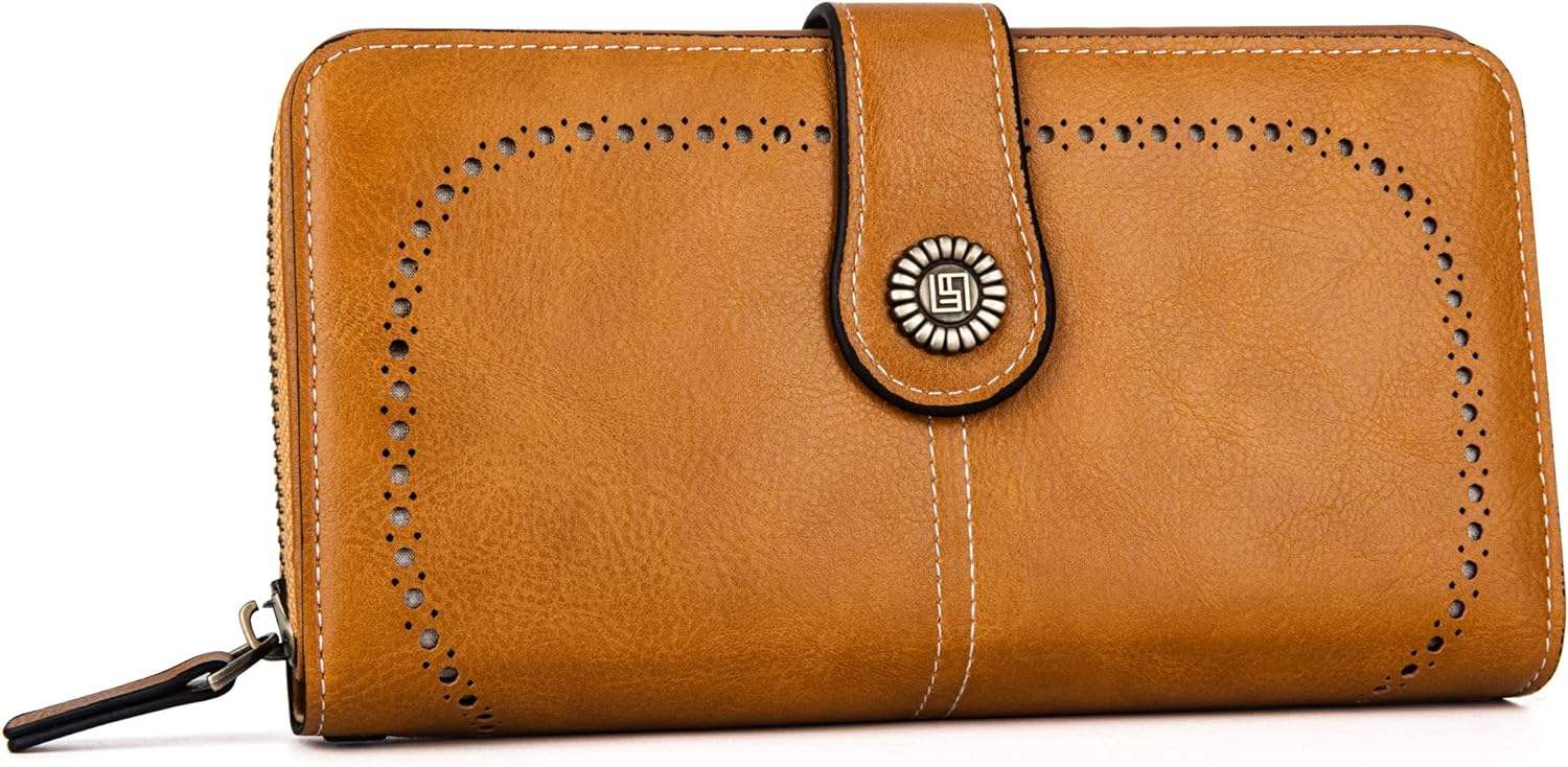 LeatherMax - Stylish Leather Wallet with Wrist Strap