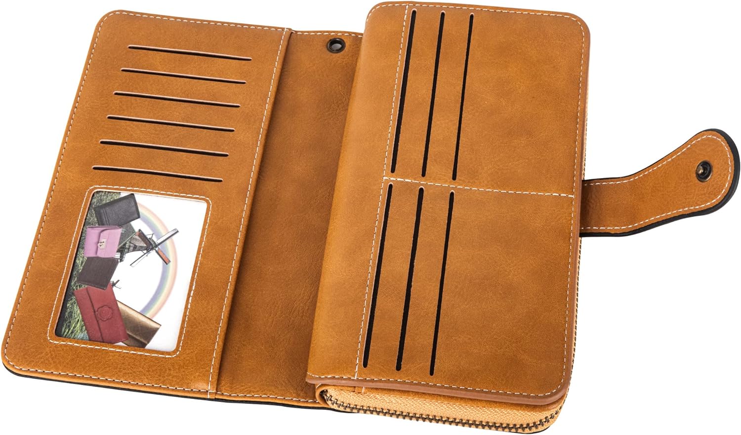 LeatherMax - Stylish Leather Wallet with Wrist Strap