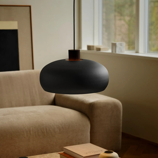 Aurelio Design Light – Black Wooden Pendant Lamp E27